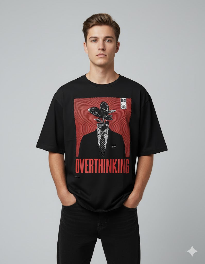 Overthinking Department - Oversized Streetwear Tee