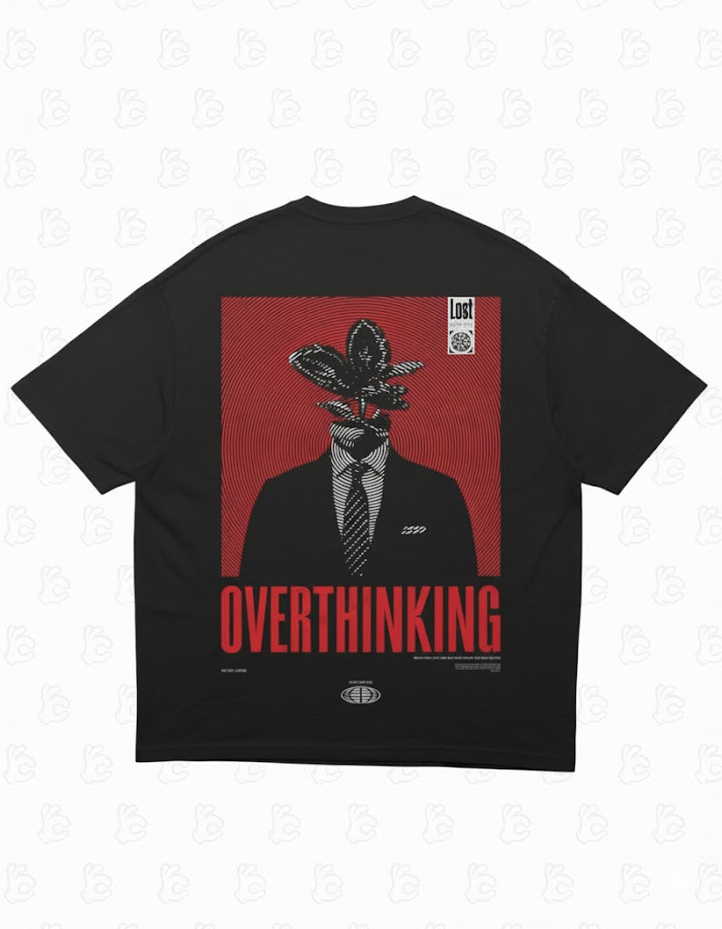 Overthinking Department - Oversized Streetwear Tee